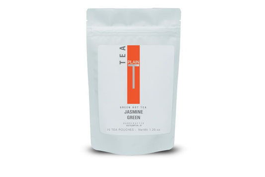 PLAIN-T Jasmine Green - 15 Pyramid Sachets