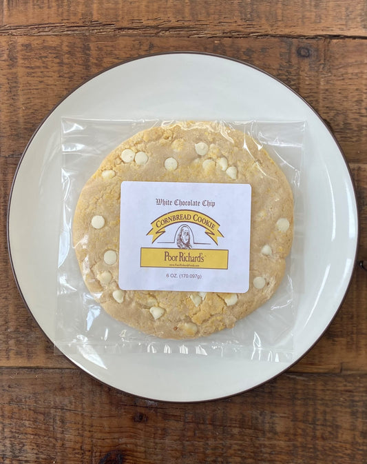 Poor Richard's Foods White Chocolate Chip Cornbread Cookie