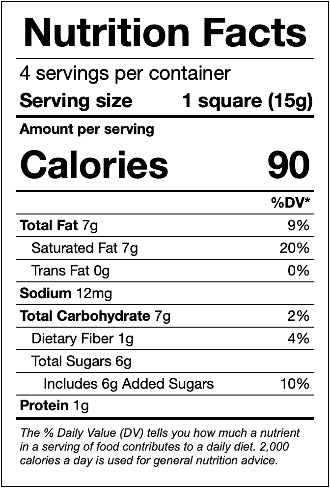 Chocolate Bars BW37LUL60