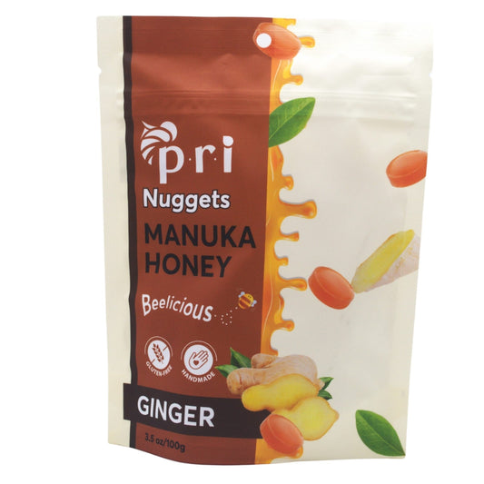 PRI Pacific Resources International Manuka & Ginger Nuggets