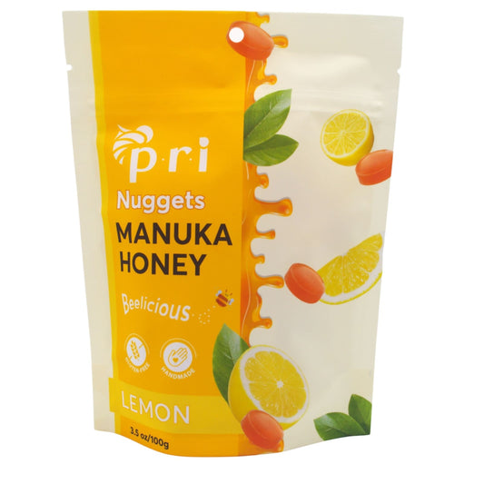 PRI Pacific Resources International Lemon & Manuka Honey Nuggets