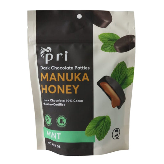 PRI Manuka Honey Chocolate Patty/Truffle - Mint
