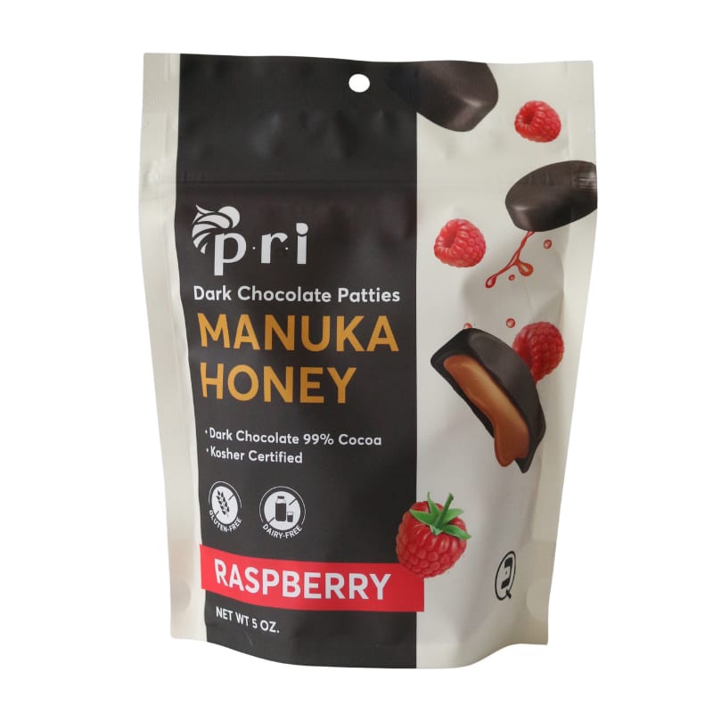PRI Manuka Honey Chocolate Patty/Truffle - Raspberry