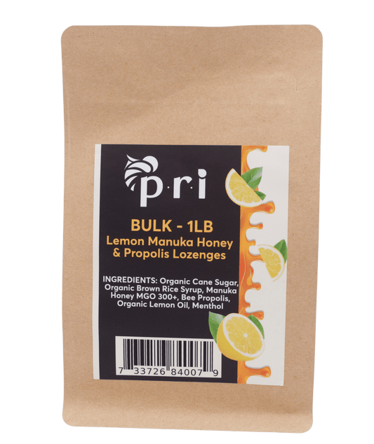 PRI Pacific Resources International Bulk Lemon and Honey Lozenges - 1 lb