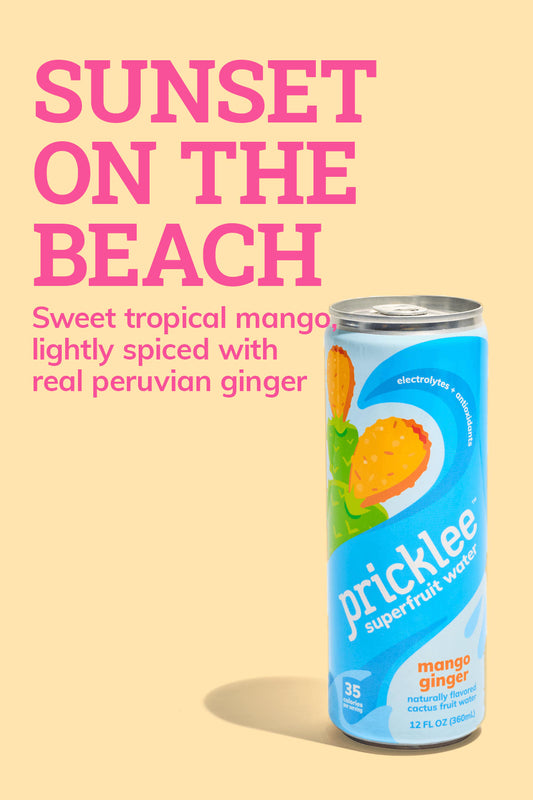 Pricklee Superfruit Water - Mango Ginger