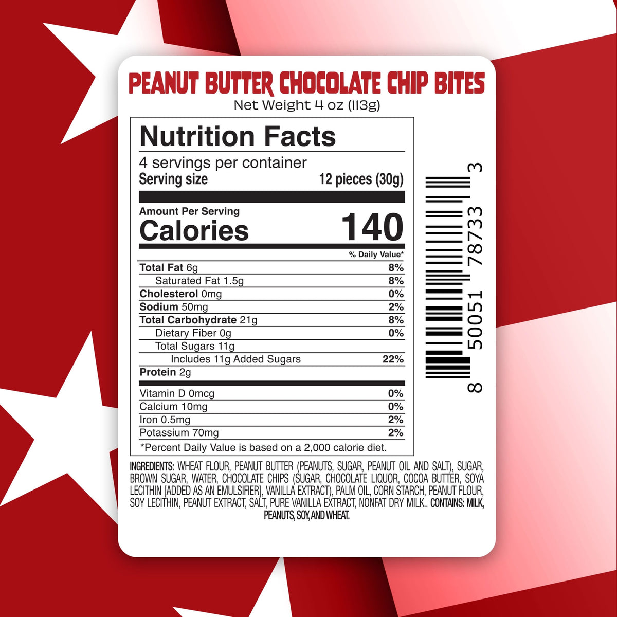 Peanut Butter Chocolate Chip Bites | Freeze Dried Cookie Dough UpTop_CCPB_CookieDough_12