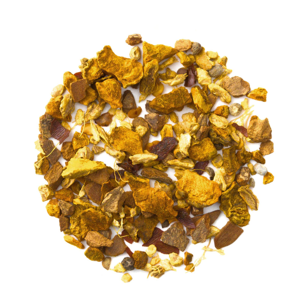 Heavenly Tea Leaves Organic Turmeric Chili Chai, Bulk Loose Leaf Herbal Tea, 1 lb. HNH510-16