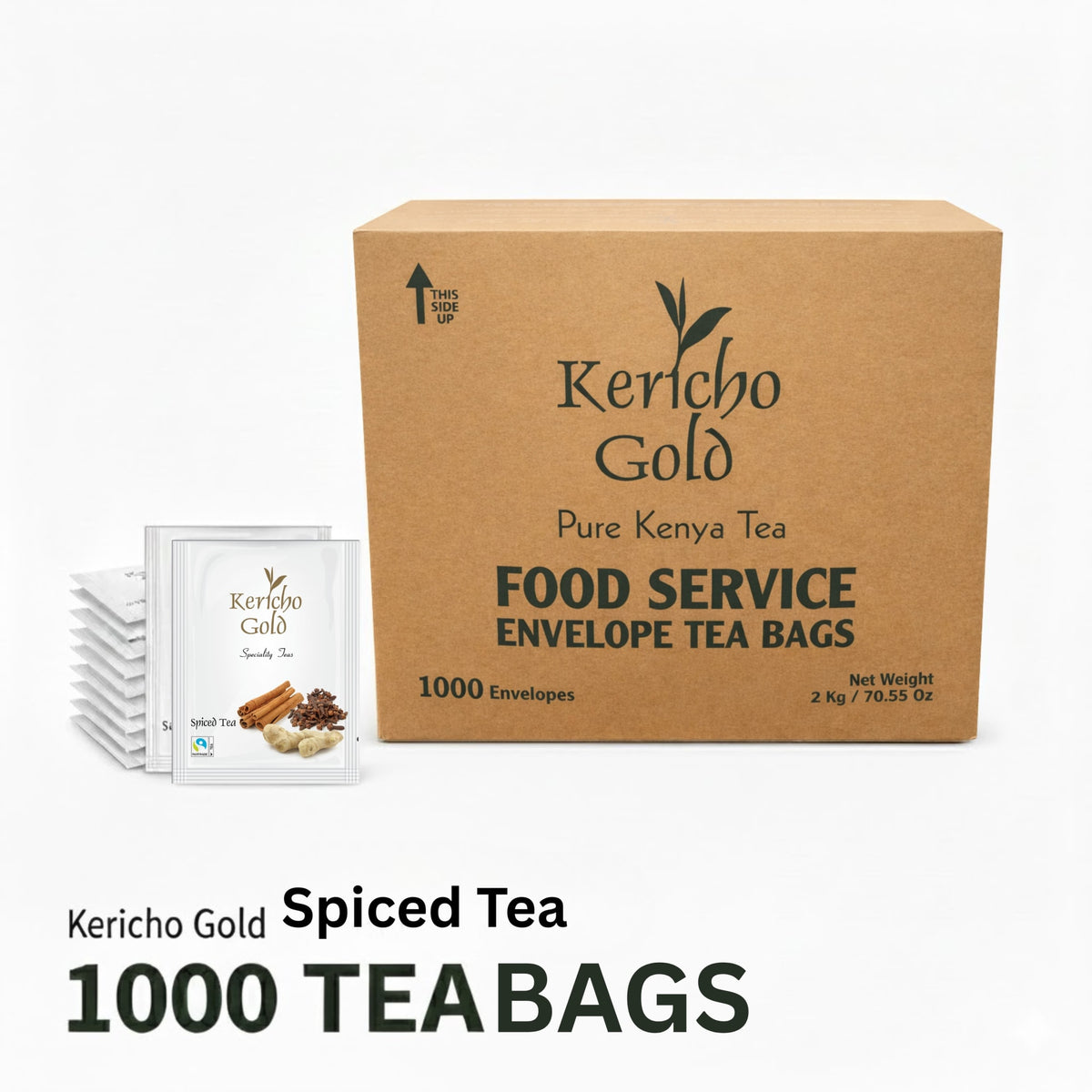 Kericho Spiced Tea Masala 1000 Tea Bags | Masala Chai FSTEA6