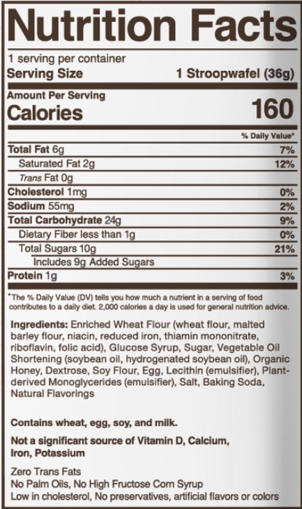 Honey Booster Energy Stroopwafel - Box of 8 HB8