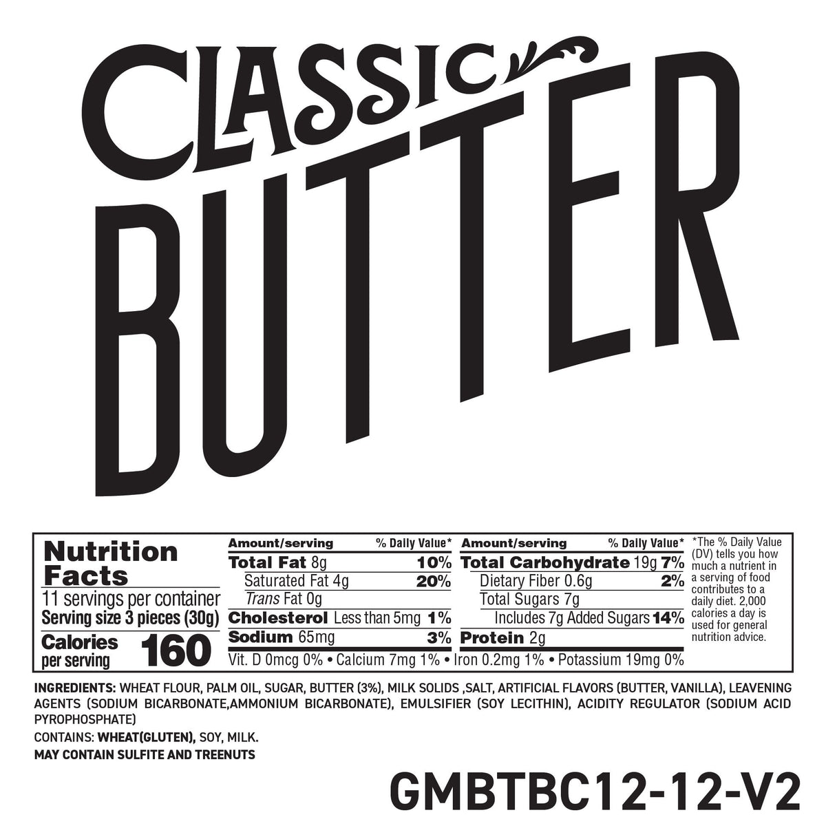 12oz Embossed Got Milk Cookie Tin GMBTBC12-12-V2