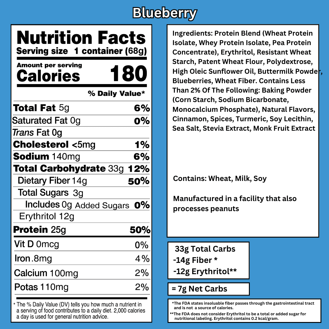 High-Protein Muffin BLUEBERRY-12