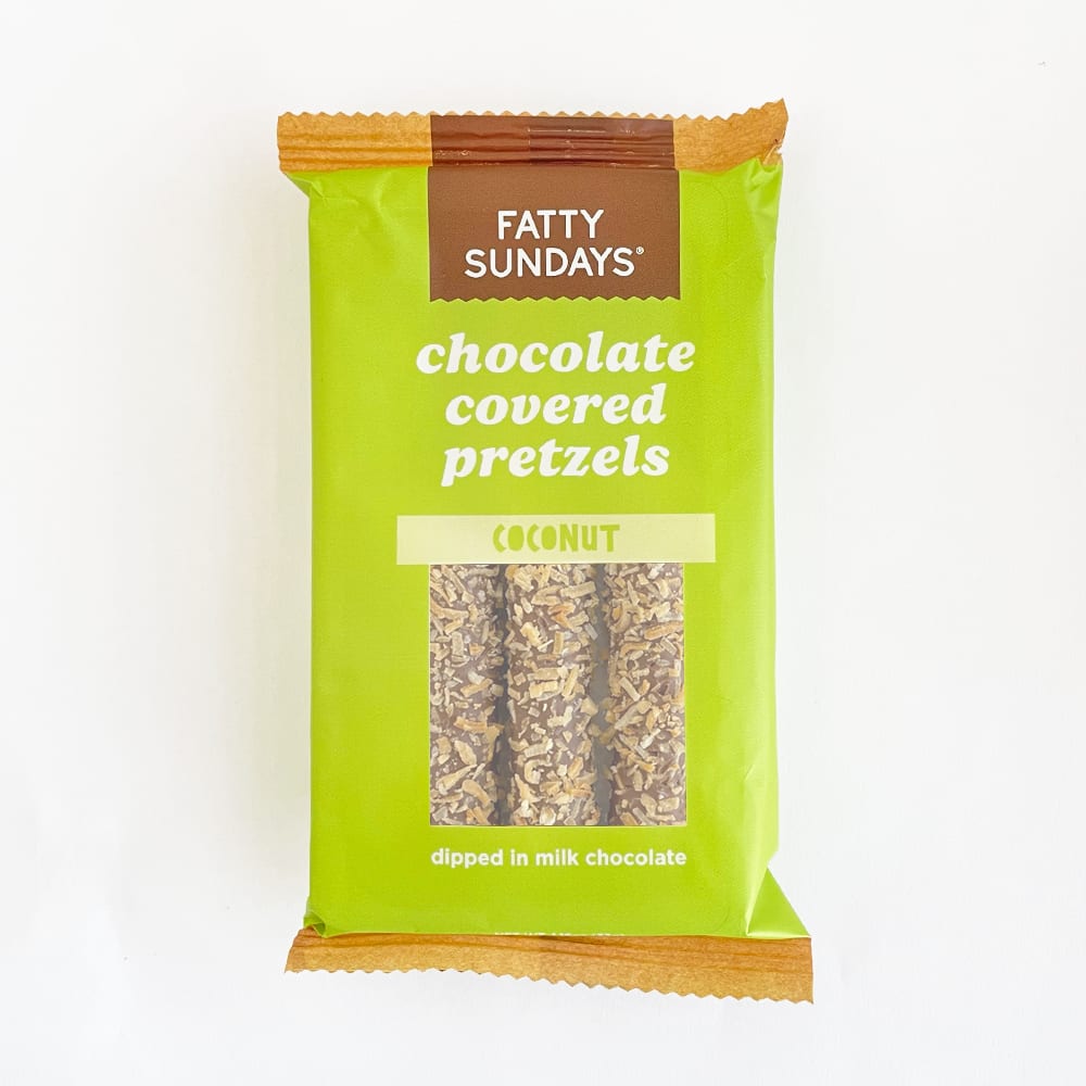 Coconut Chocolate Covered Pretzels CO3
