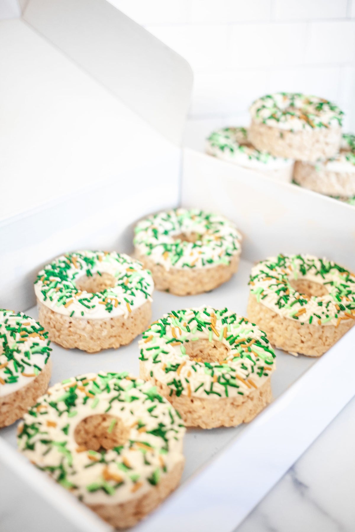 St. Patty's Day Donut Rice Crispie Treats