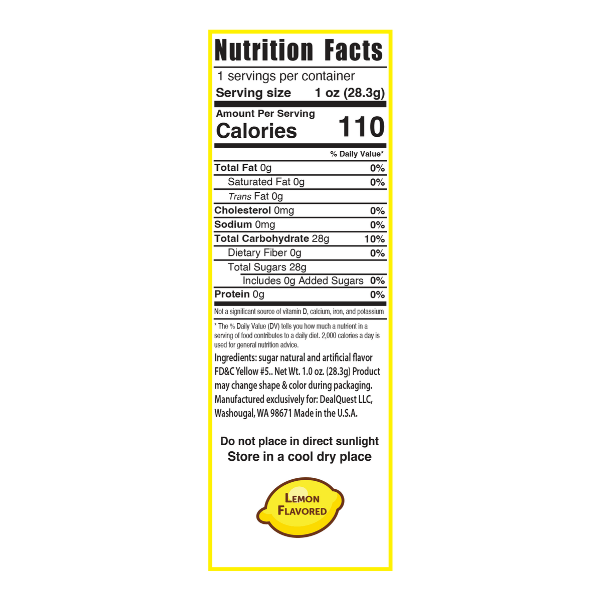 The Original Bag of Poo - Lion Cotton Candy 11001-cs