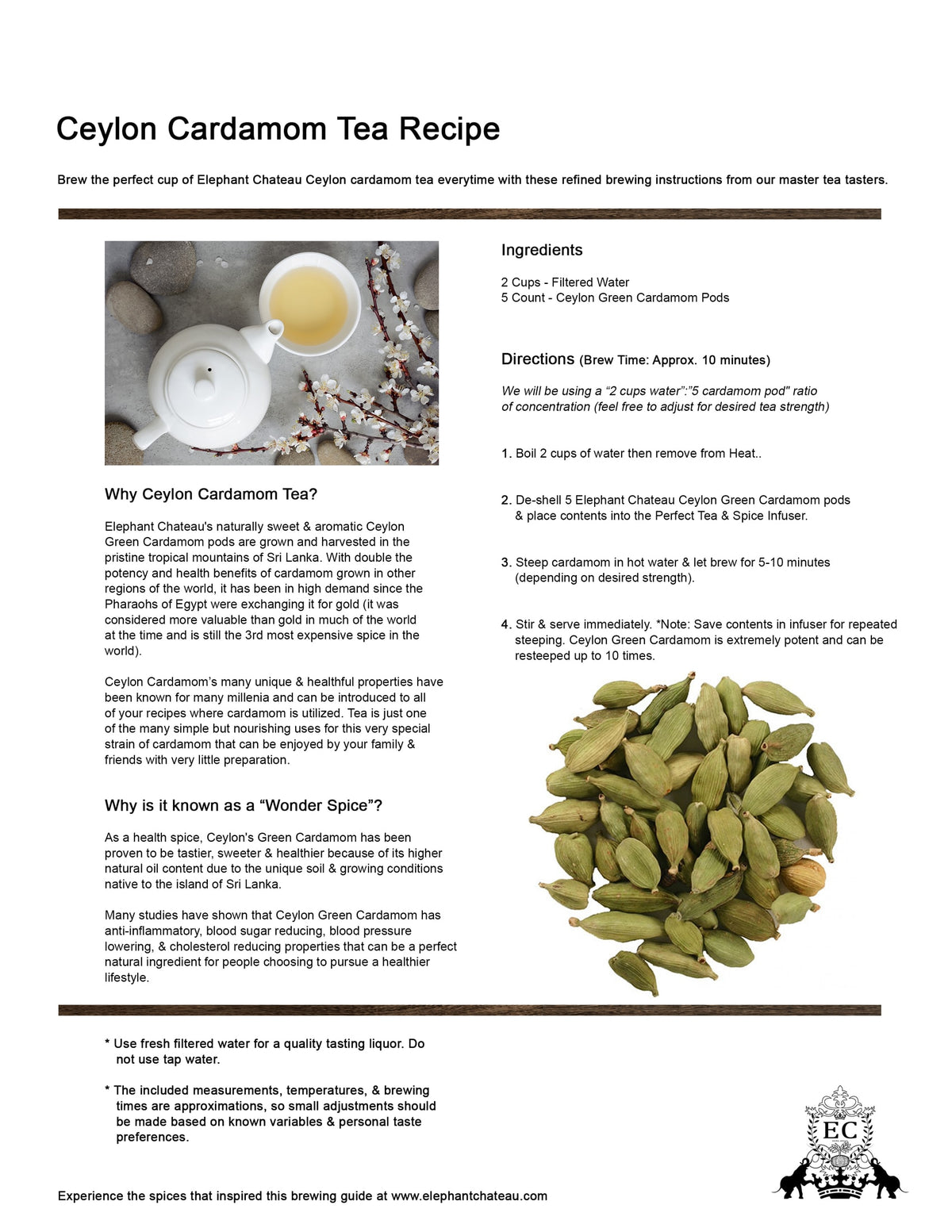 Fresh Ceylon Green Cardamom Pods ECSpice2-50