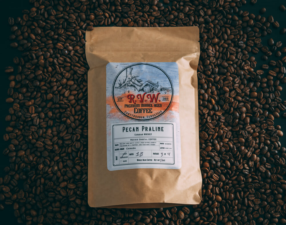 R.V.W. Barrel Aged Coffee R.V.W. Barrel-Aged Coffee - Pecan Praline