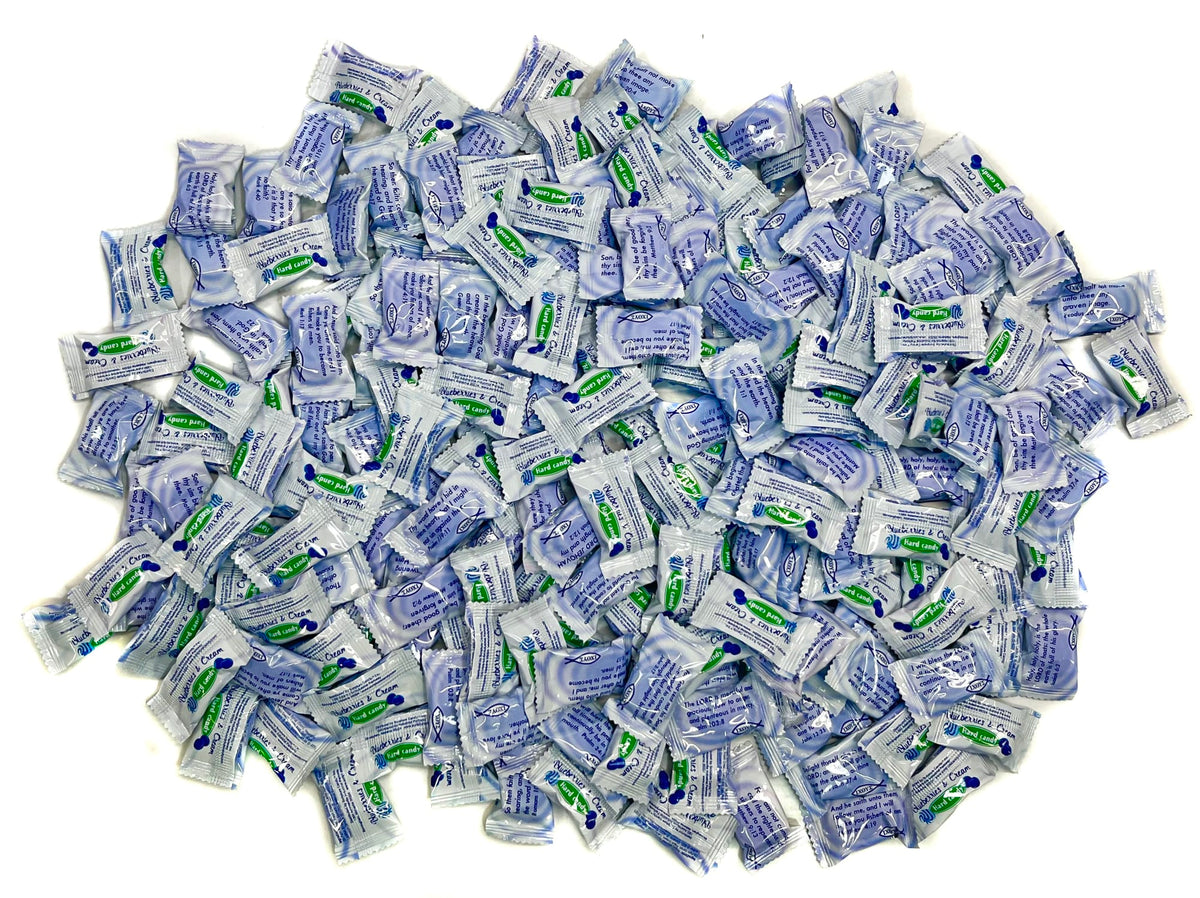 Scripture Candy, Blueberries & Cream 2.5 LB Bag, 180 Pieces 04446