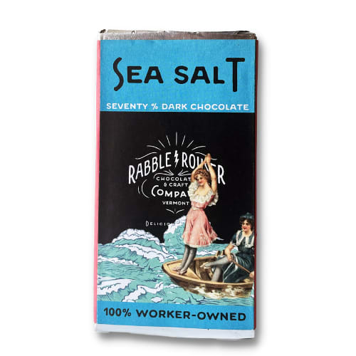 Rabble-Rouser Chocolate & Craft Co Classic Chocolate Bar - Sea Salt Dark Chocolate