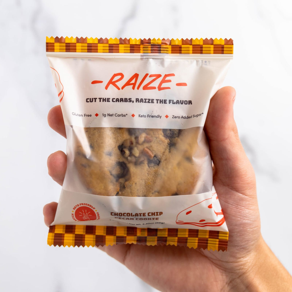RAIZE Raize Cookies - Chocolate Chip Pecan