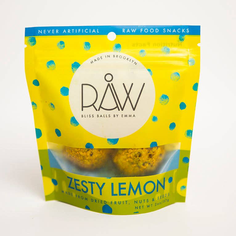 Raw Bliss Balls Raw Bliss Balls - Zesty Lemon