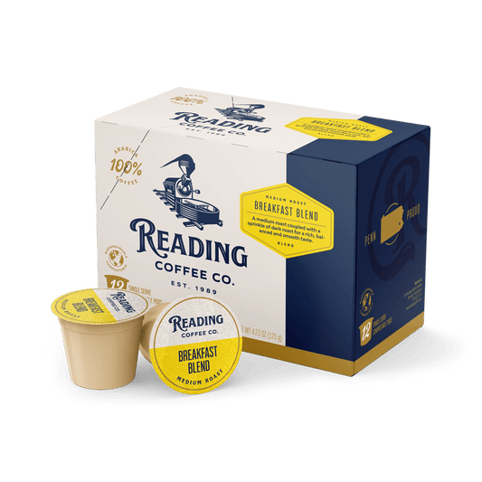 Reading Coffee Single Serve Pods - Breakfast Blend