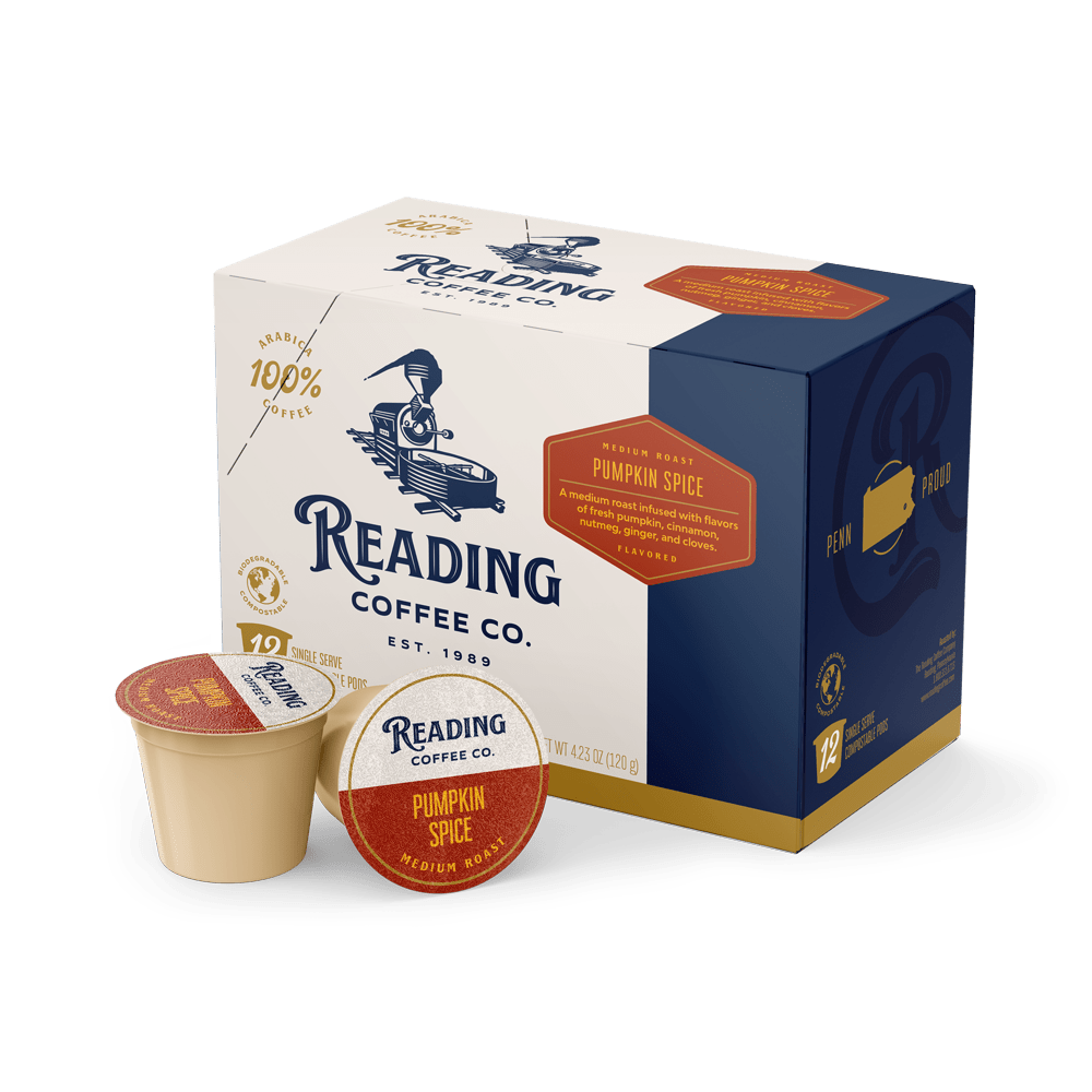 Reading Coffee Single Serve Pods - Pumpkin Spice