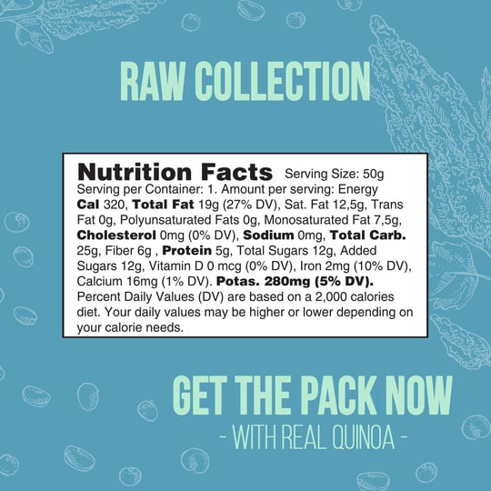 Organic Raw Chocolate Bar - 77% with Quinoa - Raw Collection