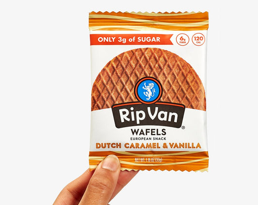 Rip Van Low Sugar Wafel Cookies - Dutch Caramel & Vanilla