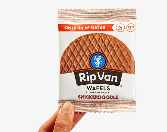 Rip Van Low Sugar Wafel Cookies - Snickerdoodle