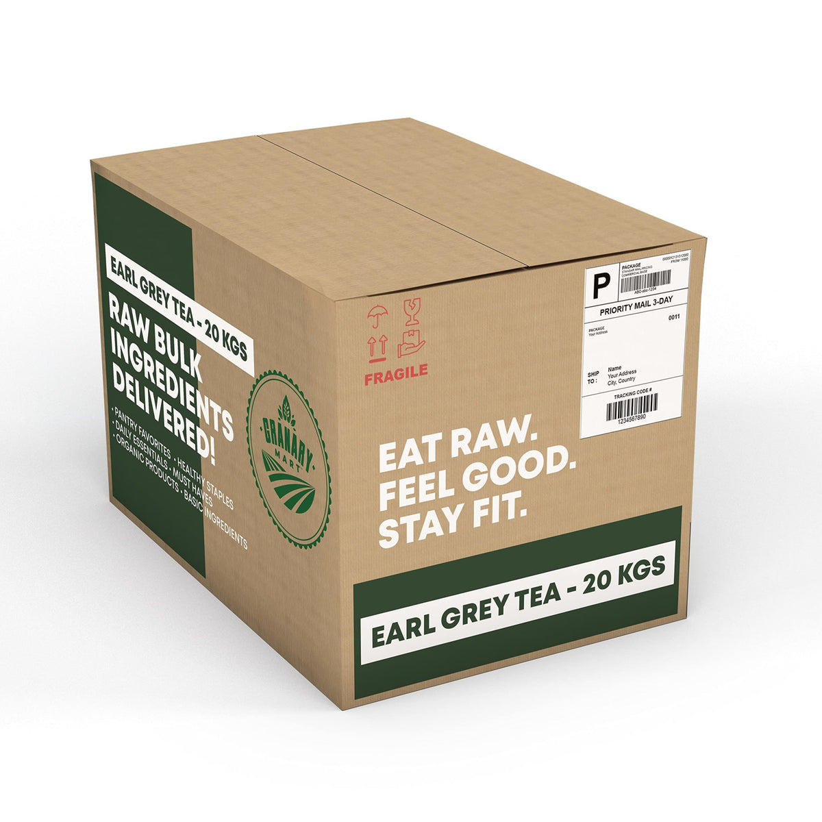 Granary Mart Earl Grey Tea Full Leaf Tea - 44 lbs. Bulk Bag EA-465543-NA