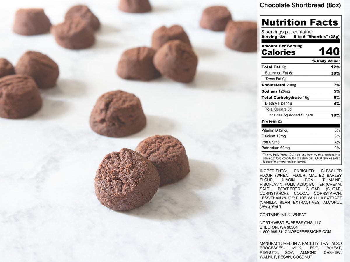 Chocolate Shortbread "Shorties" 850017162334