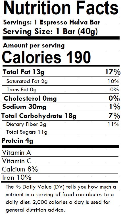 Oh, Goodness! Halva Bars 854751008248