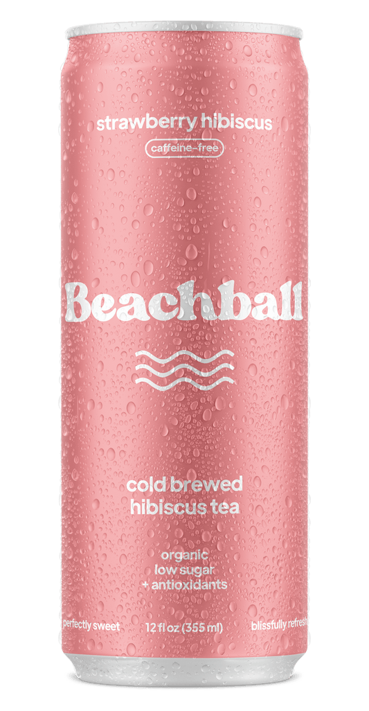 Sail Away Coffee Beachball Organic Iced Tea - Strawberry Hibiscus
