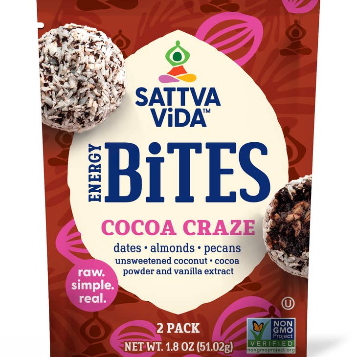 Sattva Vida 2-Pack Energy Bites - Cocoa Craze