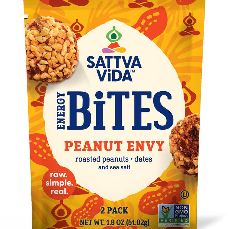 Sattva Vida 2-Pack Energy Bites - Peanut Envy