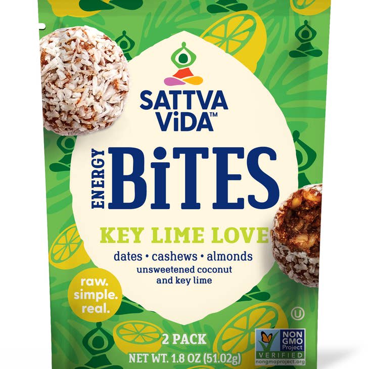 Sattva Vida 2-Pack Energy Bites - Key Lime Love