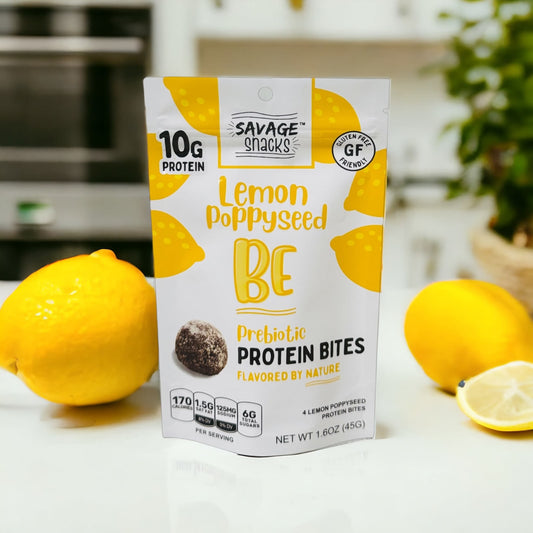Savage Snacks Protein Bites - BE Lemon Poppyseed