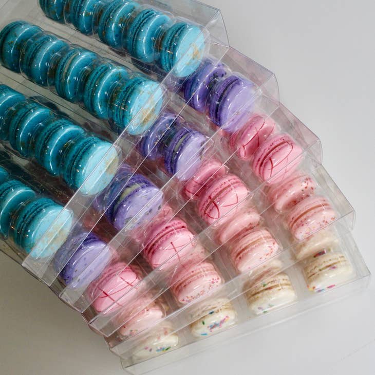 SAVOR PATISSERIE Unicorn Bulk - 100 Bulk French Macarons