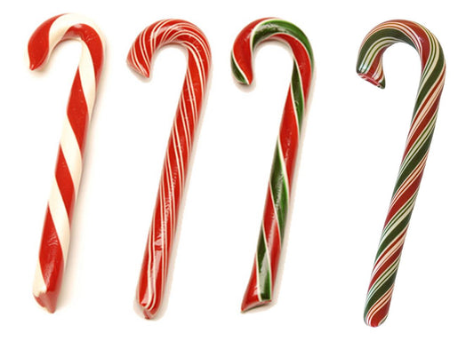 Hammond's Candies chocolate-filled peppermint candy cane, 2 oz