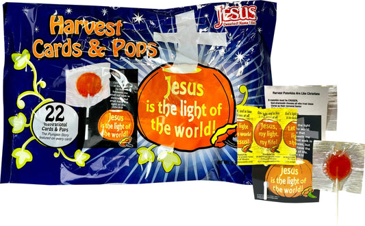 Scripture Candy Scripture Candy, Harvest Cards & Pops, 20 Count