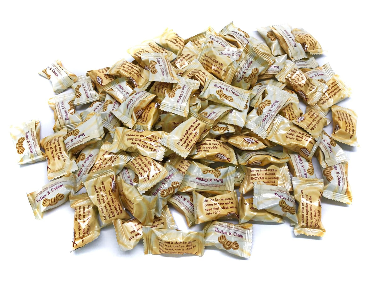 Scripture Candy Scripture Candy, Butter & Cream 1 Pound Bag, 90 Pieces