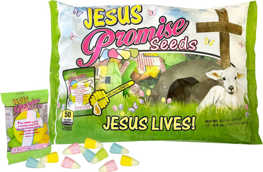 Scripture Candy Easter Promise Seeds Spring Pastel Colored Candy Corn Made with Real H