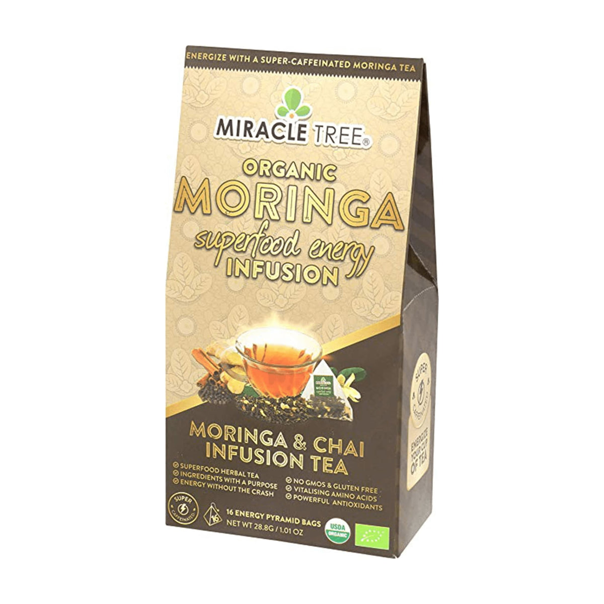 Organic Moringa Energy Tea, 16ct MT-MCT-16