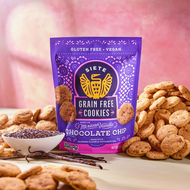 Siete Foods Grain Free Cookies - Chocolate Chip, pouches