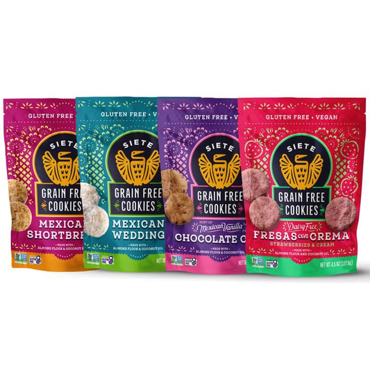 Siete Foods Grain Free Cookies - 40ct Mixed Pack