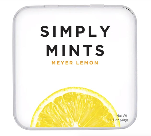 Simply Gum Natural Mints - Meyer Lemon