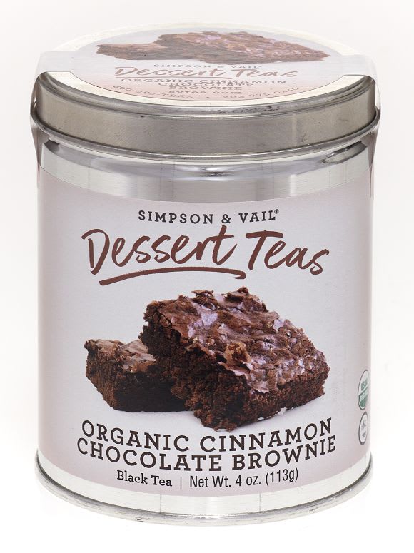 Simpson and Vail Dessert Tea - Cinnamon Chocolate Brownie Organic Black Tea