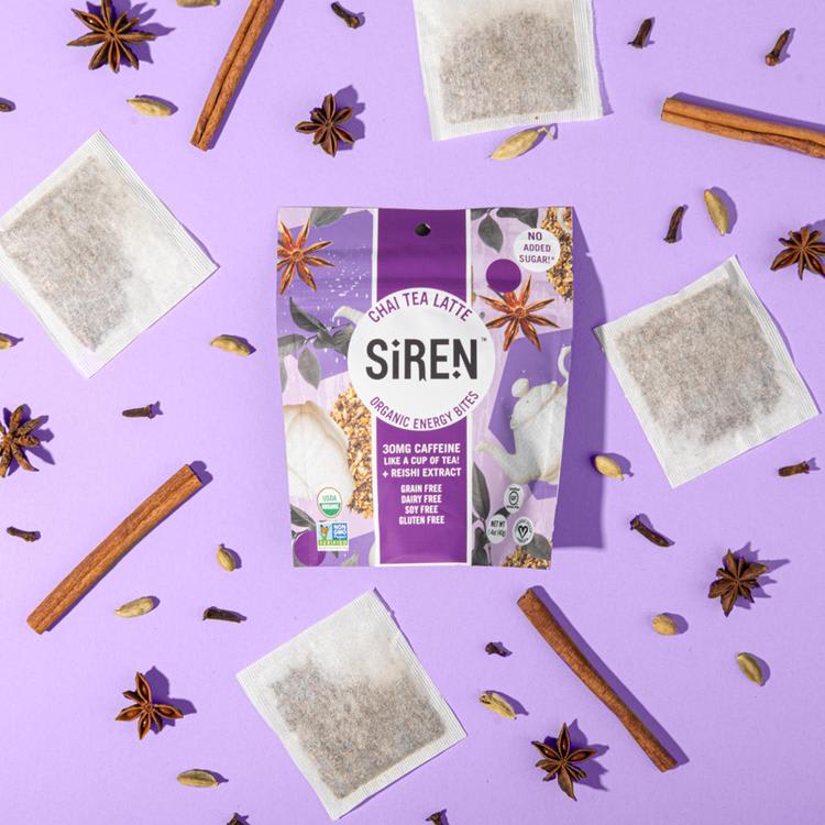 Siren Snacks Organic Energy Bites - Chai Latte