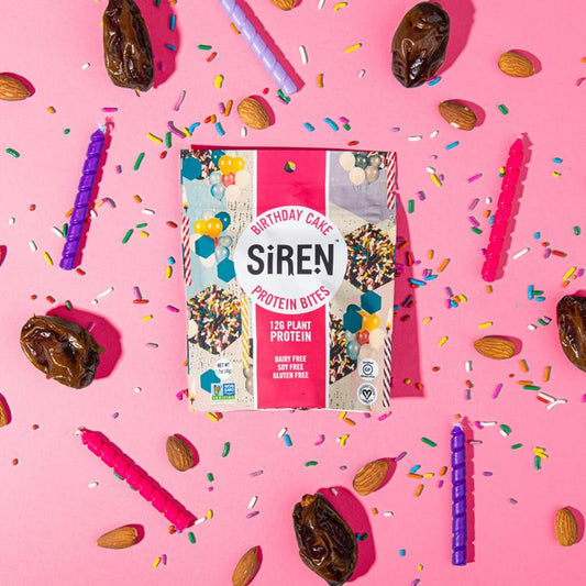 Siren Snacks Protein Bites - Birthday Cake