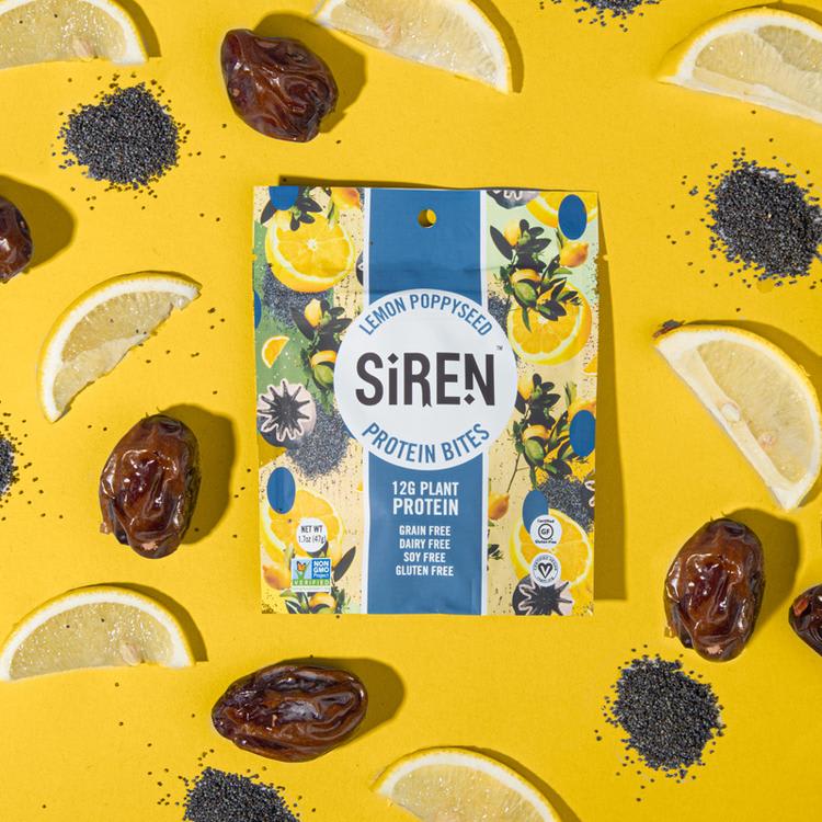 Siren Snacks Protein Bites - Lemon Poppyseed